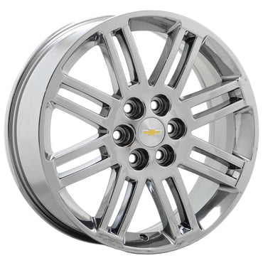 20" Chevrolet Traverse GMC Acadia Bright Chrome wheels rims OEM set 7063