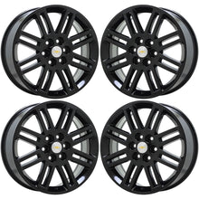 Load image into Gallery viewer, 20&quot; Chevrolet Traverse GMC Acadia Gloss Black wheels rims OEM set 7063 EXCHANGE
