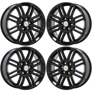 20" Chevrolet Traverse GMC Acadia Gloss Black wheels rims OEM set 7063 EXCHANGE