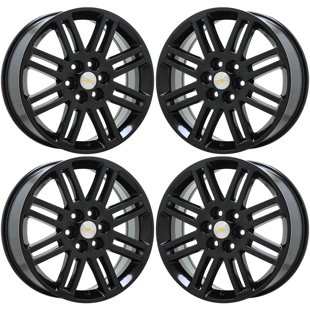 20" Chevrolet Traverse GMC Acadia Gloss Black wheels rims OEM set 7063