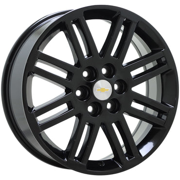 20" Chevrolet Traverse GMC Acadia Gloss Black wheels rims OEM set 7063