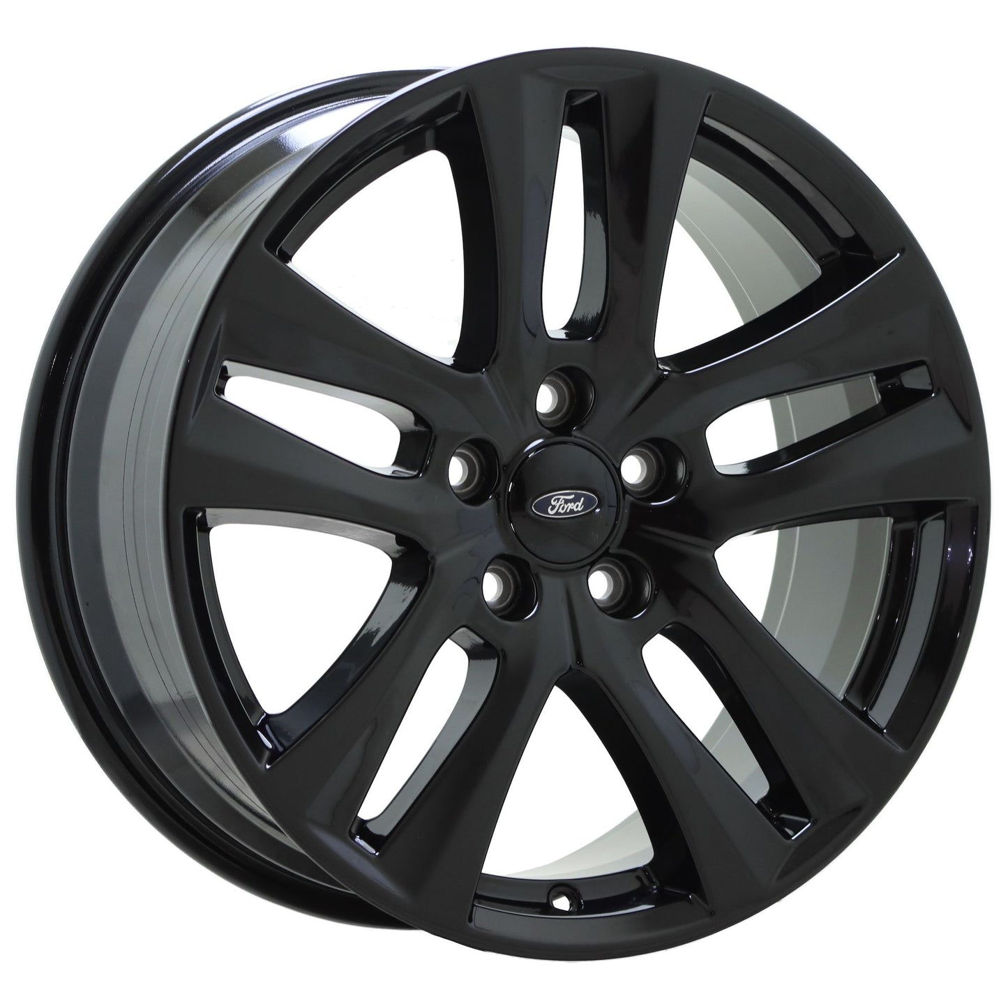 18" Ford Explorer Gloss Black wheels rims Factory OEM set 10182 EXCHANGE