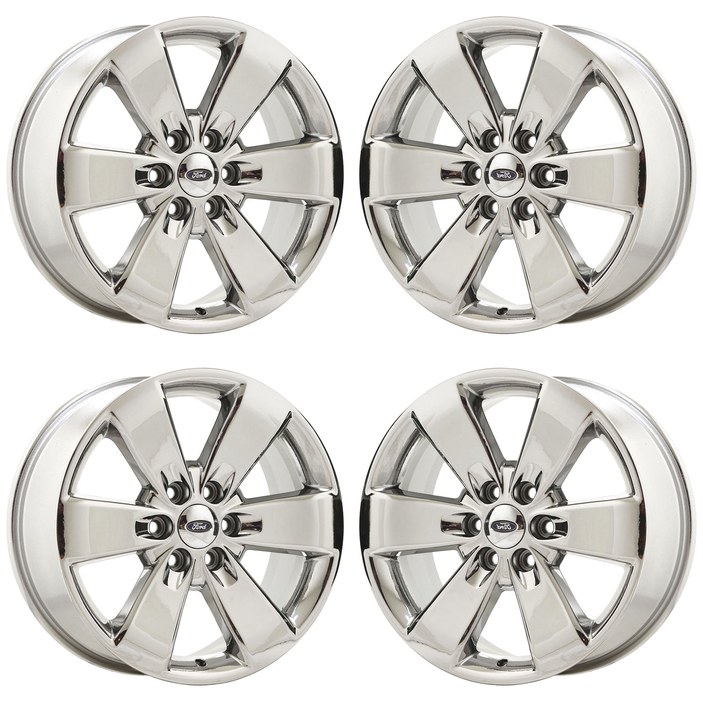 20" Ford F150 Truck FX4 Bright Chrome wheels rims Factory OEM set 3833 EXCHANGE