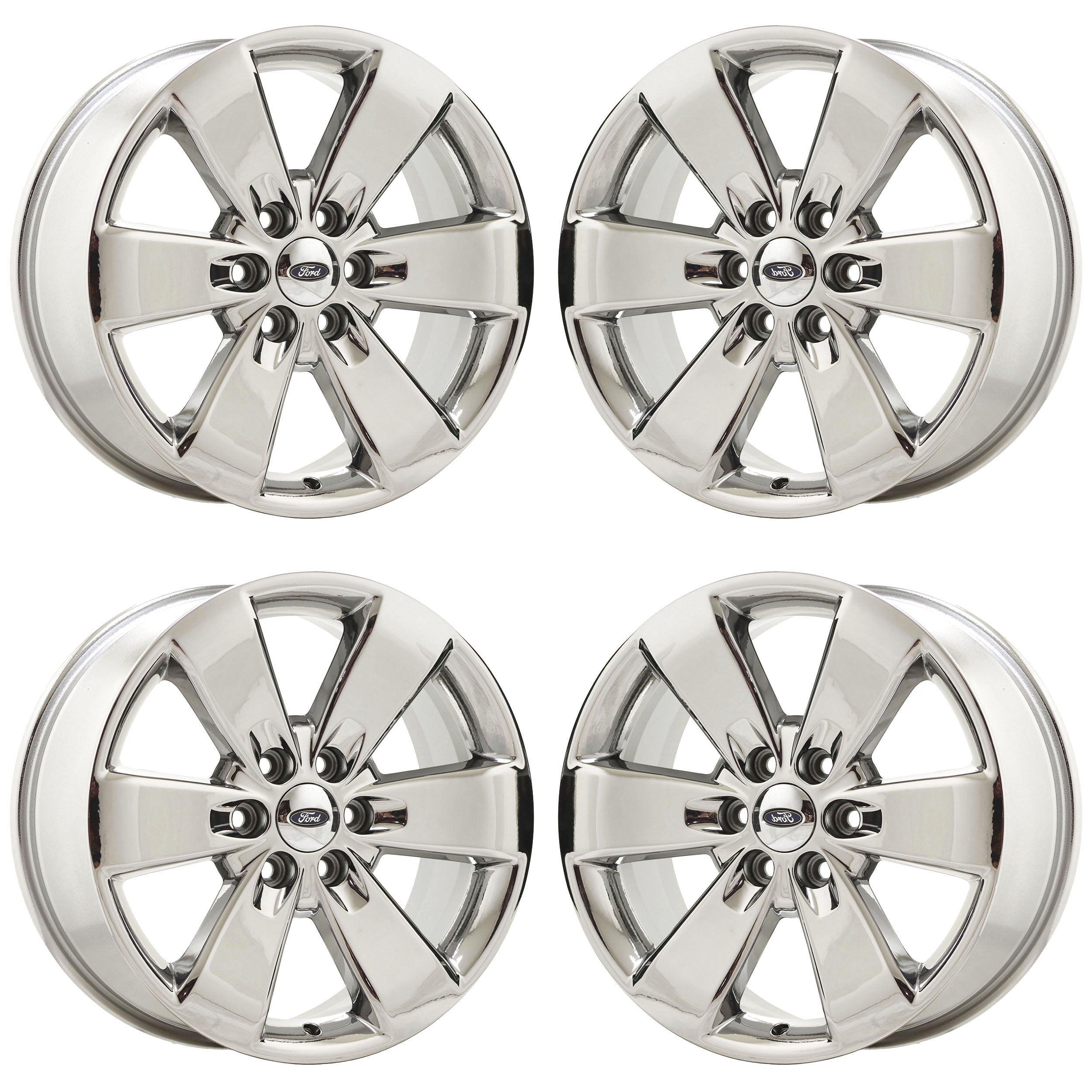 20" Ford F150 Truck FX4 Bright Chrome wheels rims Factory OEM set 4 3833