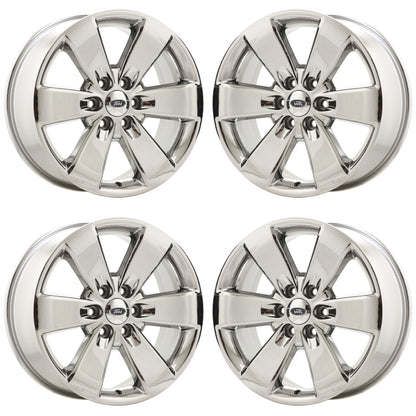 20" Ford F150 Truck FX4 Bright Chrome wheels rims Factory OEM set 4 3833