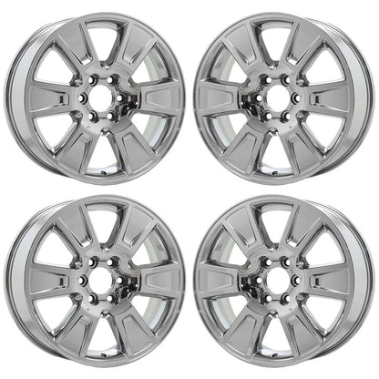 20" Ford F150 Expedition Bright Chrome wheels rims Factory OEM set 3787 EXCHANGE