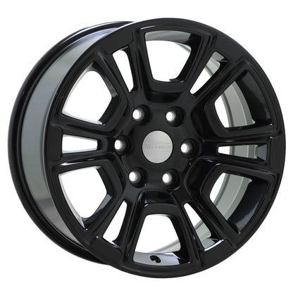 18" Jeep Grand Wagoneer Gloss Black wheels rims Factory OEM set 9295 EXCHANGE