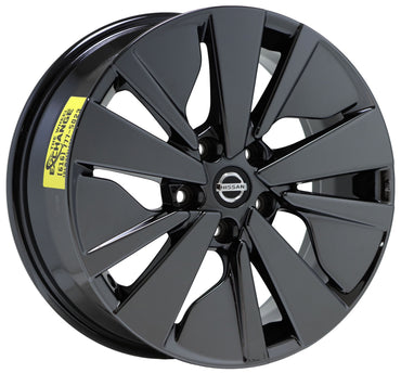 17" Nissan Altima Black Chrome Wheels Rims Factory Original OEM Set 62784
