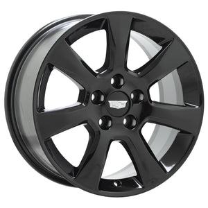 17" Cadillac ATS Sedan Gloss Black wheels rims Factory OEM set - 4702 4703