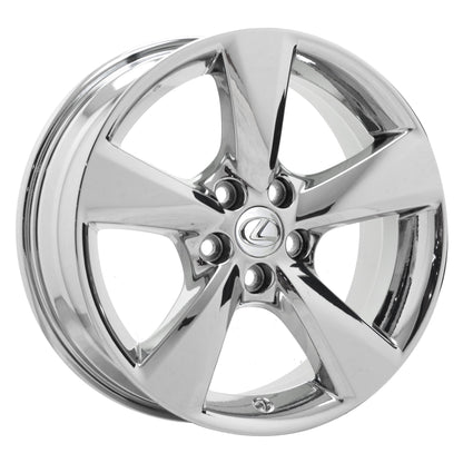 18" Lexus RX350 RX450 Bright Chrome wheel rim Factory OEM single 74253