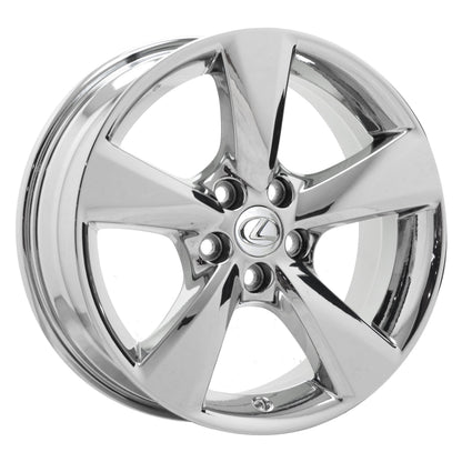 18" Lexus RX350 RX450 Bright Chrome wheel rim Factory OEM single 74253