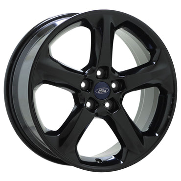 18" Ford Fusion Gloss Black wheels rims Factory OEM set 3959