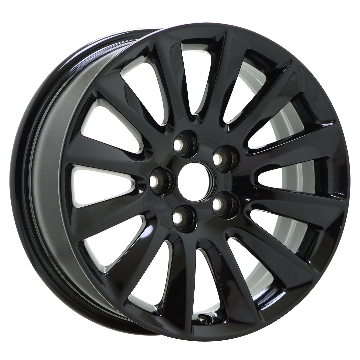 17" Chrysler 300 RWD Gloss Black wheels rims Factory OEM 2011-2022 set 2417