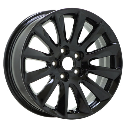 17" Chrysler 300 RWD Gloss Black wheels rims Factory OEM 2011-2022 set 2417