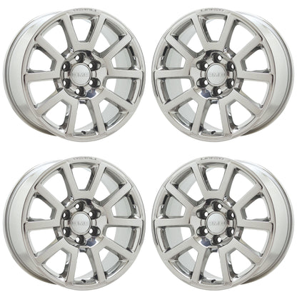 20" GMC Sierra Yukon Denali 1500 Bright Chrome wheels rims set 4 5644 EXCHANGE