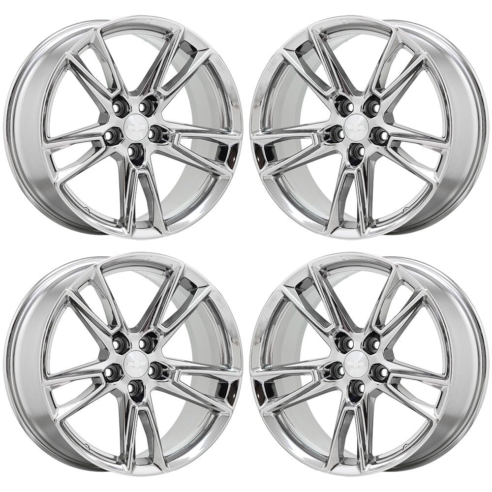 20" Chevrolet Camaro RS LT Bright Chrome wheels rims Factory OEM set 4 5872
