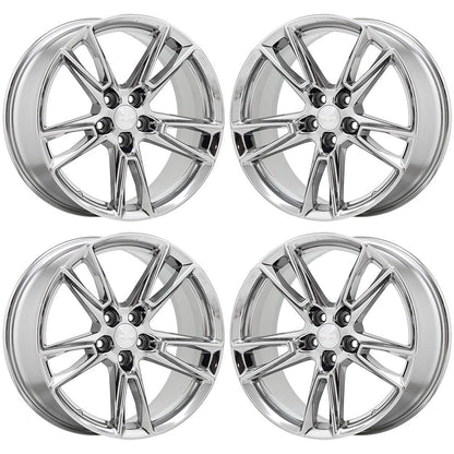 20" Chevrolet Camaro RS LT Bright Chrome wheels rims Factory OEM set 4 5872