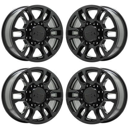 18" Chevrolet Silverado GMC Sierra 2500 3500 Black wheels rims Factory OEM 5949