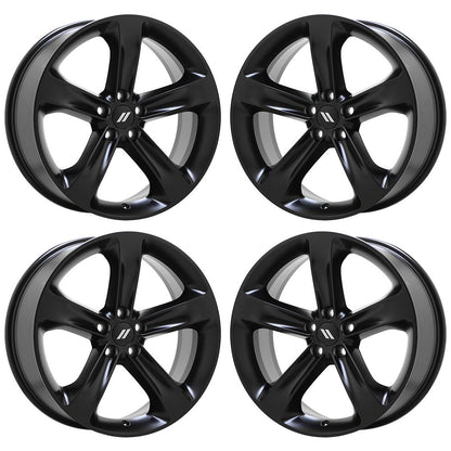 20" Dodge Charger Challenger Satin Black wheels rims Factory OEM set 2529
