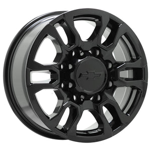18" Chevrolet Silverado GMC Sierra 2500 3500 Black wheels rims Factory OEM 5949