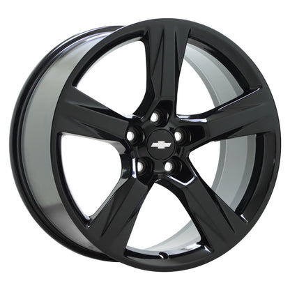 20x8.5" 20x9.5" Camaro SS Gloss Black wheels rims Factory OEM set 5760 5764