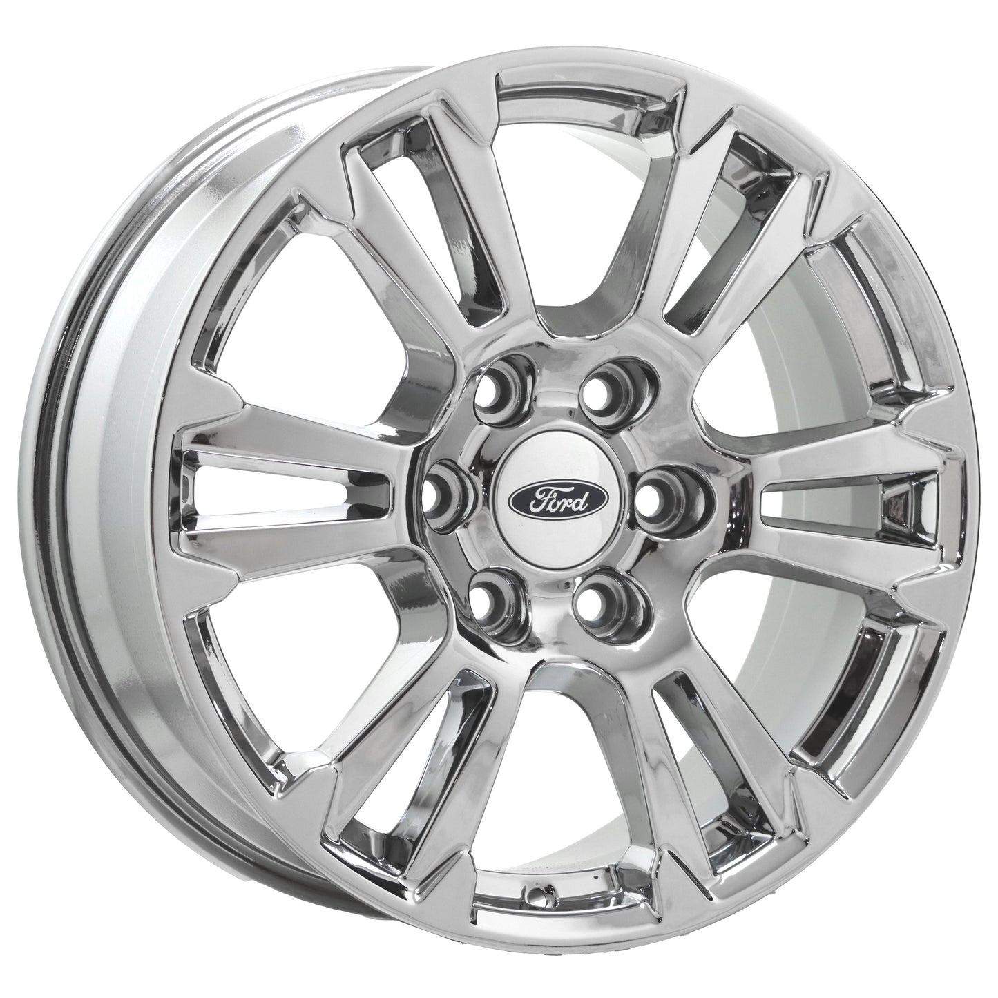 18" Ford F150 Bright Chrome wheels rims Factory OEM set 10001 EXCHANGE