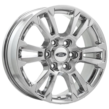 18" Ford F150 Bright Chrome wheels rims Factory OEM set 10001 EXCHANGE