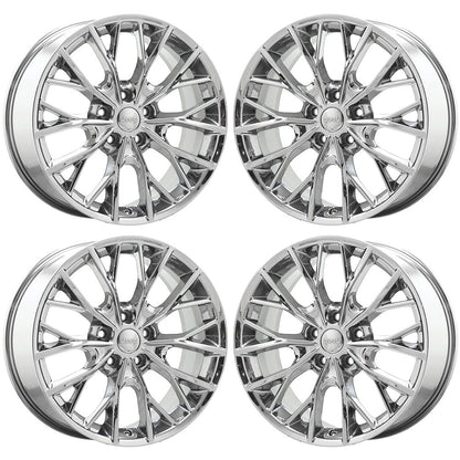 20" Jeep Grand Cherokee Bright Chrome wheels rims Factory OEM set 9288 EXCHANGE