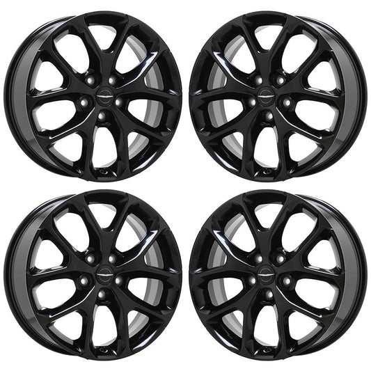 20" Chrysler Pacifica Gloss Black wheels rims Factory OEM set 2030 95054