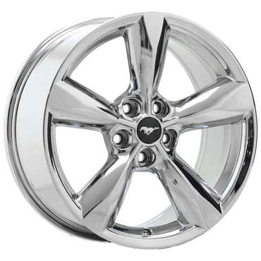 18" Ford Mustang Bright Chrome wheels rims Factory OEM set 10029