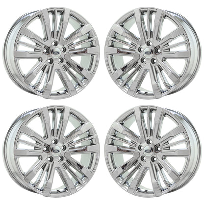 20" Ford Explorer Bright Chrome wheels rims Factory OEM set 10062