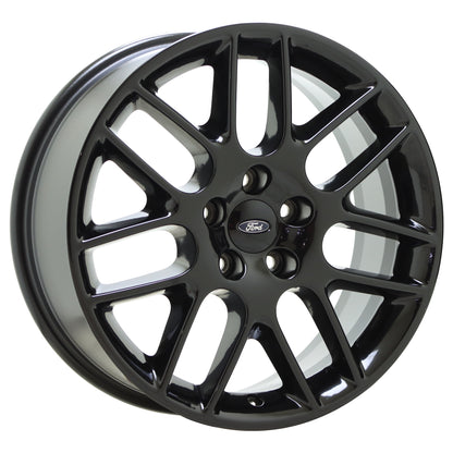 18" Ford Mustang Gloss Black wheels rims Factory OEM set 3886 EXCHANGE