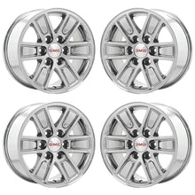 Load image into Gallery viewer, 17&quot; GMC Sierra 1500 PVD Chrome Wheels Rims Factory OEM Set 5654

