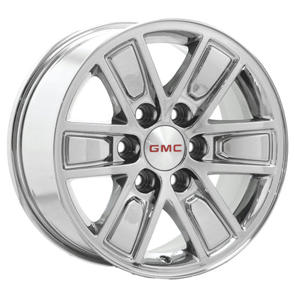 17" GMC Sierra 1500 Bright Chrome wheels rims Factory OEM set 5654 EXCHANGE