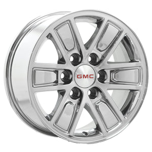 17" GMC Sierra 1500 PVD Chrome Wheels Rims Factory OEM Set 5654