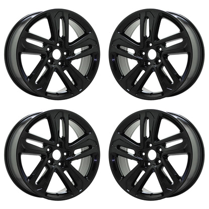 20" Acura MDX Gloss Black wheels rims Factory Original OEM set 71845 EXCHANGE