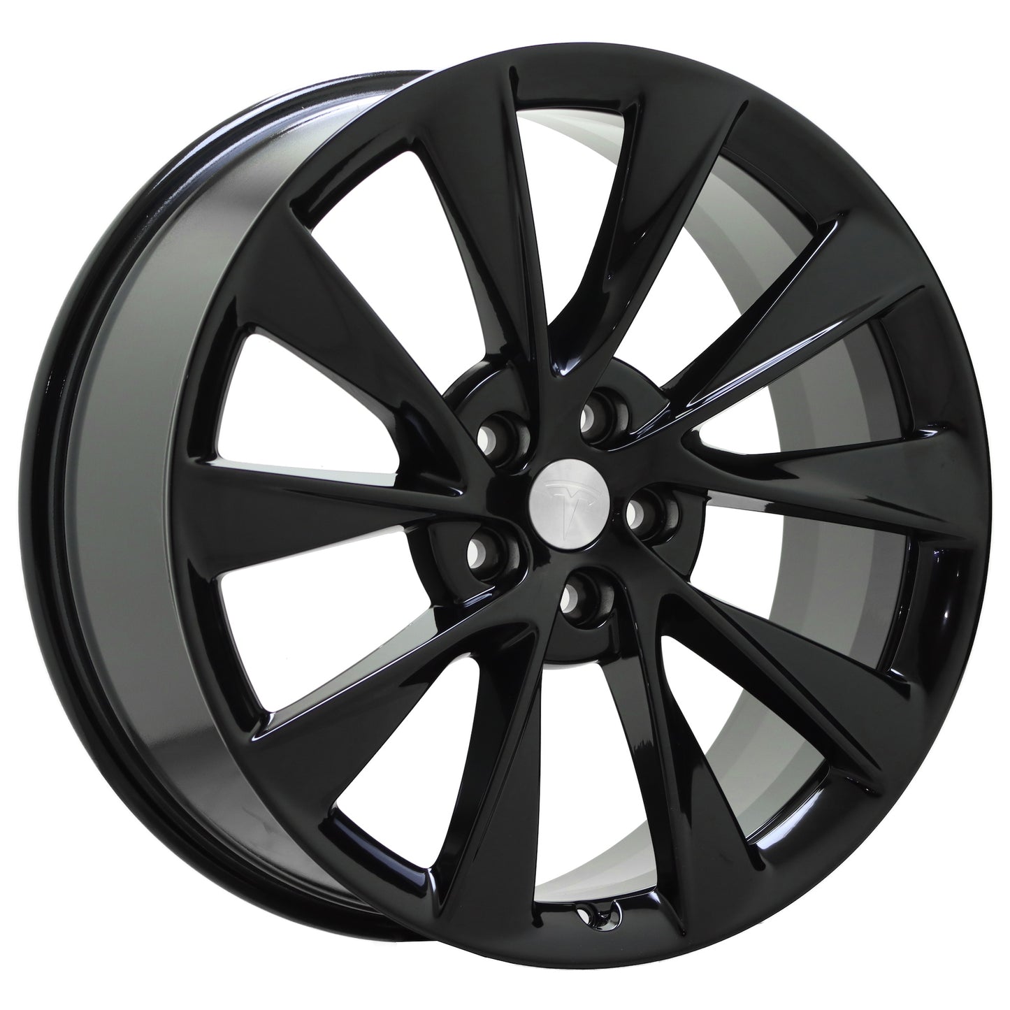 21" Tesla Model S Gloss Black wheels rims Factory OEM set 96249 96250 EXCHANGE