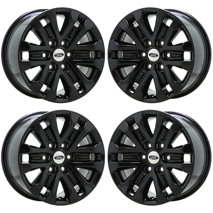 17" Ford F150 Raptor Truck Gloss Black wheels rims Factory OEM set 4 96648