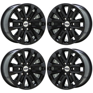 17" Ford F150 Raptor Truck Gloss Black wheels rims Factory OEM set 4 96648