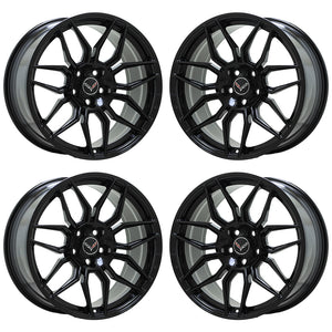 EXCHANGE 20" 21" Corvette C8 Z06 Black wheels rims Factory 4713 4718