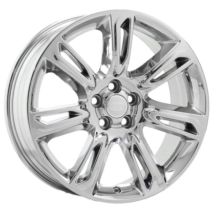 19" Land Rover Range Rover Evoque Bright Chrome wheels rim OEM set 72274