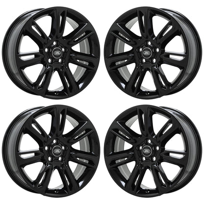 19" Land Rover Range Rover Evoque Gloss Black wheels rim OEM set 72274