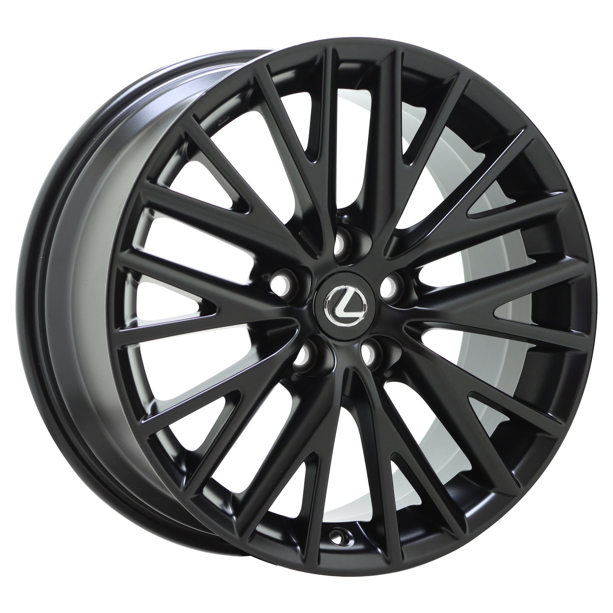 18x8.5 Lexus IS200 IS250 IS300 IS350 Turbo Satin Black wheel rim Factory 74289