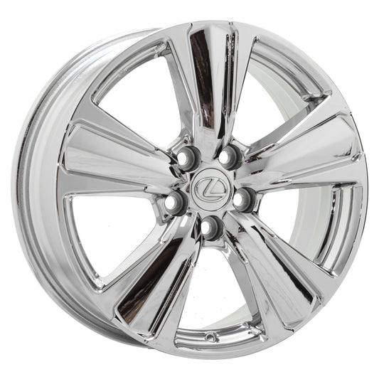 18" Lexus UX200 UX250H Bright Chrome wheel rim Factory OEM 74386