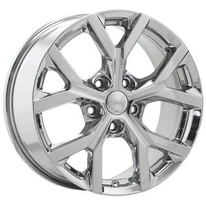 18" Jeep Grand Cherokee Bright Chrome wheels rims Factory OEM set 9285 EXCHANGE