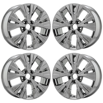 18" Nissan Rogue Bright Chrome wheels rims Factory OEM set 62828 EXCHANGE