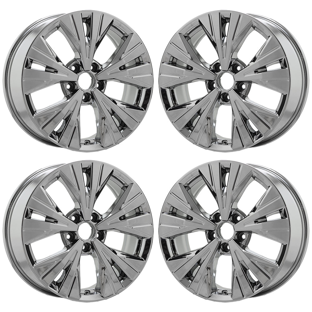 18" Nissan Rogue Bright Chrome wheels rims Factory OEM set 62828