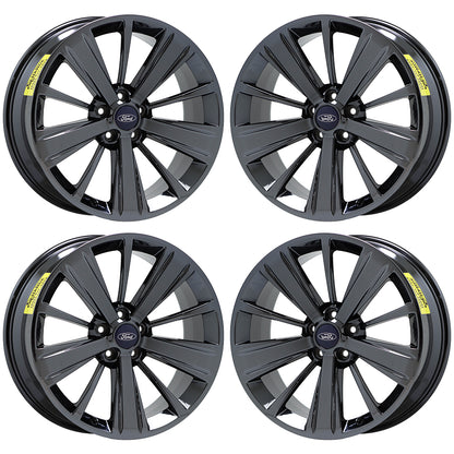 20" Ford Explorer Black Chrome wheels rims Factory OEM set 10183