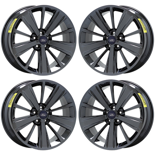 20" Ford Explorer Black Chrome wheels rims Factory OEM set 10183