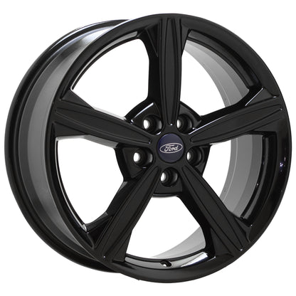 18" Ford Fusion Gloss Black wheels rims Factory OEM set 3985 EXCHANGE